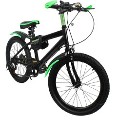 Estabeter kalnu velosipēds Bērnu velosipēds 20 collu 7 ātrumu kalnu velosipēds Bērnu velosipēds ar dubļusargiem V-bremze, oglekļa tērauda rāmis Alumīnija kalnu velosipēds zēniem un meitenēm Piekare ritenis