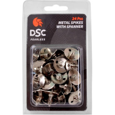 DSC Unisex - Pieaugušo METALSPIKES Cricket, daudzkrāsains, 24 gab. iepakojums
