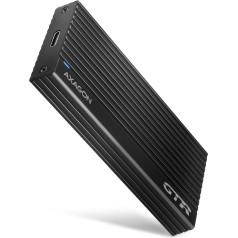 Axagon Eem2-gtr ārējais alumīnija korpuss, usb-c 3.2 gen 2 m.2 nvme ssd