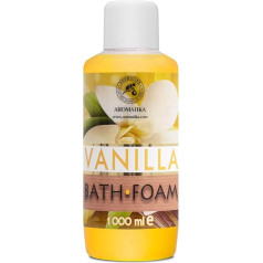 Vannas putas Vanilla - 1000 ml - Aromterapija vannai - Ķermeņa kopšana - Relaksācija - Spa - Peldēšanās - Vannas piedeva - Burbuļvannas - Vaniļas aromāts