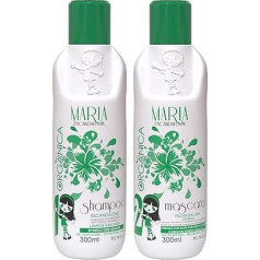 Komplekts Maria Escandalosa Smoothing System Organic Alisamento Orgânico matu kopšanas līdzeklis 2 x 300 ml / 2 x 10,1 fl.oz