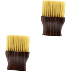 DOITOOL 2 Stk Haarbürste Friseurzubehör Friseur-halstuch Friseur-hals-gesichts-staubtuch Salon Reinigungsbürste Kind Nylonwolle Weiches Fell Reinigungsfeger