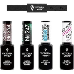 Vispārējs Premium nagu kopšanas komplekts: Kaķa acu nagu laka, UV gēls un magnētiskais efekts - viss satriecošai nagu mākslai.