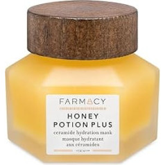 Farmacy Honey Potion Plus sejas maska ar keramīdiem un pantenolu - antioksidantiem bagāta mitrinoša maska - mitrinoša maska sejas ādas kopšanai 4 oz