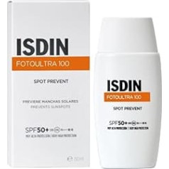 FotoUlta100 ISDIN Spot Prevent SPF50+ Fusion Fluid Ļoti augsta aizsardzība Novērš traipus 50 ml