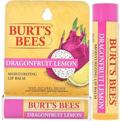 Burts Bees Dragonfruit Lemon mitrinošs lūpu balzams Unisex 0,15 oz lūpu balzams