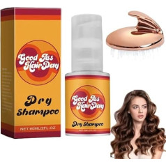 Zytuuob Good Asss Hair Day sausais šampūns, pilnīgi dabīgs, bez aerosola, 60 ml sausais šampūns aerosola veidā, sausais šampūns pulveris visiem matu tipiem (1 gab.)