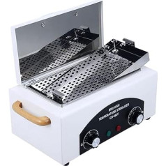 Nagu instrumentu sterilizators, karstā gaisa sterilizators, dezinfekcijas līdzeklis, 300 W, 1,5 L, 200 °C, sausa karstuma sterilizators, augsta temperatūra ar taimeri un indikatoru frizētavām