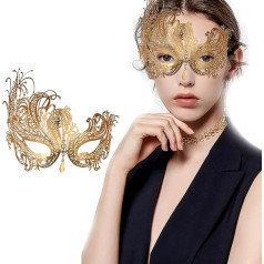 Lady of Luck Masquerade maska Sexy mežģīņu acu maska Venēcijas mežģīņu maska Karnevāla maska Deju vakara ballīte