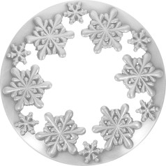 Luxshiny sveču vāciņš Jar Sleeves Cover: 2 cm Ziemassvētku sniega pārsegs aromātisko sveču vāciņš 8. 2 cm toņos Ziemassvētku ballīšu dāvanām sudraba krāsā.