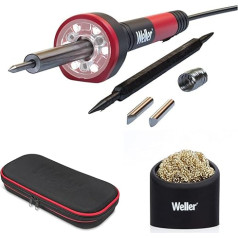 Weller 30 vatu lodāmadatas komplekts ar lodāmadatas uzgaļa tīrīšanas sūkli ar silikona paplāti lodāmadatas glabāšanas kārbā