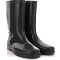 LEMIGO IGA Sieviešu Velingtonas zābaki Ūdensnecaurlaidīgi Half Bohe lietus zābaki Dārza apavi Green Black IGA 36-42 EU