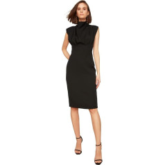 Trendyol Sieviešu Midi Basic Slim-Fit austs kleita