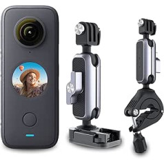 Insta360 One X2 360 Degree Action Camera Bike Mount Kit Includes Helmet Mount and Handlebar Mount