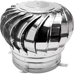 4 6 8 8 10 12 12 16 20 24 collu jumta turbīnas ventilators, nerūsējošā tērauda jumta ventilācijas vējtveris caurulēm, skurstenim un nojumes jumtam, ūdensizturīgs pret putnu žāvētāja izplūdes vāks