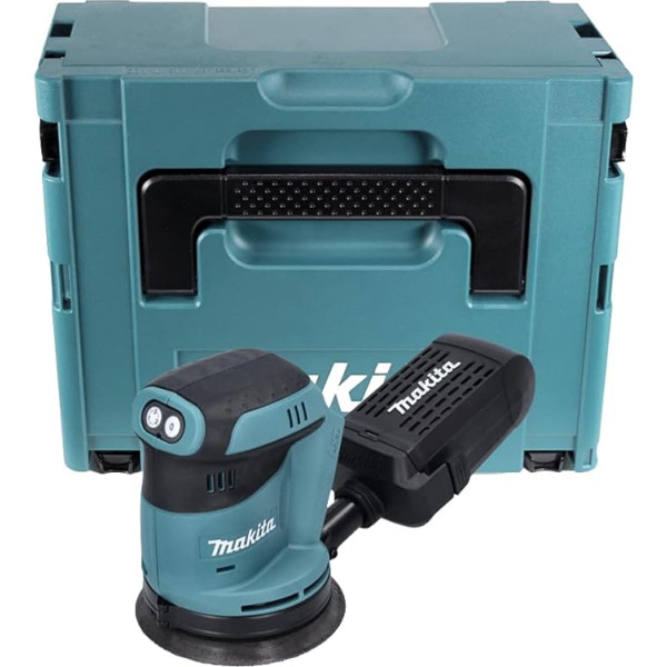 Makita akumulatora slīpmašīna, 125 mm, 18 V, Makpac, bez akumulatora / lādētāja DBO180ZJ