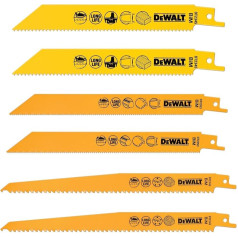 Dewalt 6 tLg. Säbelsägeblätter-Set DT2444 (Bi-Metall, Universal-Schaft 1/2