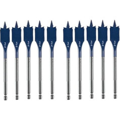 Tolxh 10 Stück #DSB1009B 3/4 Zoll x 15,2 cm Daredevil Spaten-Bits (Bulk) Ersatzteil Neu für Bosch