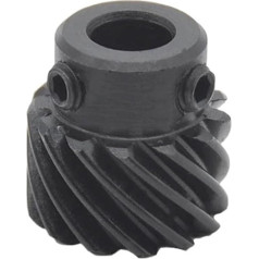 PIGENE Cog Spiral Bevel Gear,Spiral Teeth 15T Spiral Gear,Offset 45 Degree Bevel Gear Steel Gear(Size: 8mm, Color : 15 Teeth, Left Spiral)