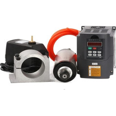 Wassergekühlte Spindel Kit 800W 4 Lager 65mm Durchmesser 0.8KW Kühl Spindle & 15kw Inverter VFD 8 0w Wasserpumpe