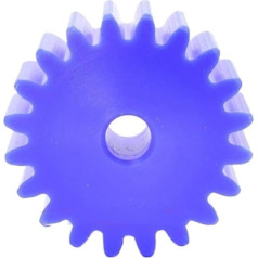 LJQDD Stirnradgetriebe Motorgetriebe aus Aluminiumlegier 1 Stück 28T-52T 1,5M blaues Nylon-Stirnrad aus Kunststoff mit flachem zylindrischem Antriebszahnrad (Size : 42 Teeth (Bore 8mm))