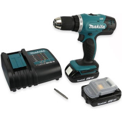 Makita DDF453SYX4 Akumulatora urbjmašīna 18 V 42 Nm + 2 x akumulatori 1,5 Ah + lādētājs