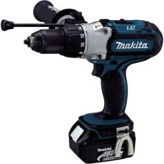 Makita DHP451RTJ Akumulatora āmurs ar 3 ātrumiem 18 V / 5,0 Ah, 2 akumulatori un lādētājs MAKPAC, DHP451RTJ