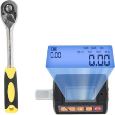 Drehmomentschlüssel Digital, 1/2 Zoll Ratschen-Drehmomentschlüssel, digitaler Drehmoment-Adapter, voreingestellt, verstellbar, for Fahrrad/Auto/mechanische Reparatur, mehrere Handwerkzeuge ,Elektronis