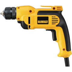 DEWALT 1-Gang Bohrmaschine (701 Watt, 10 mm Vollmetall-Schnellspannbohrfutter, ideal für präzise Bohrarbeiten mit kleinem Durchmesser in Holz und Metall) DWD112S-QS