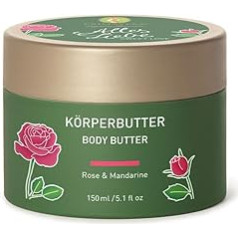 Primavera Alles Liebe Body Butter 150 ml - Dabīgā kosmētika, ķermeņa losjons, ķermeņa sviests - Rožu, mandarīnu aromāts - Baro un baro ādu - Nedaudz rozā tekstūra