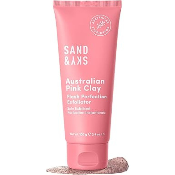 Sand & Sky Flash Perfection sejas skrubis ar rozā mālu no Austrālijas