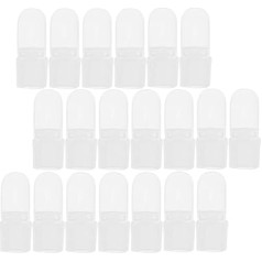 ‎Minkissy minkissy 60 gab Nail Case Nail Latex Barrier Nail Colour Protector Nail Polish Cuticle Protection Nail Tip Protector Nail Tool Skin Care Tools Nail Salon Supplies Plastic Manikīra laka