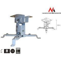 Mc-582 projektora griestu stiprinājums 12cm 20kg