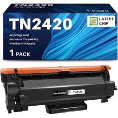 Ink4U TN2420 Toner TN-2420 Compatible with Brother TN2420 TN2410 for Brother MFC L2710DW MFC-L2710DN HL-L2350DW DCP-L2530DW HL-L2375DW MFC-L2750DW HL-L2310D MFC-L2730DW HL-L2730DW HL-L2730DW L2370 dn