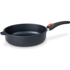 SKK 23014 Series 7 Sauté panna - enerģiju taupoša alumīnija čuguna panna ar noņemamu rokturi, nesatur PFOA, piemērota indukcijas plītīm, droša krāsnī, 8 cm augsta, diametrs 20 cm