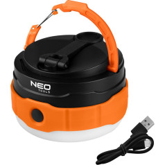 Neo Tools 3-in-1 kempinga lampa