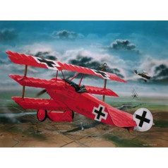 Plastmasas modelis fokker dr.i richthofen