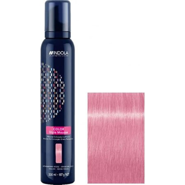 Indola Color Style Mousse Strawberry Rose 200 ml