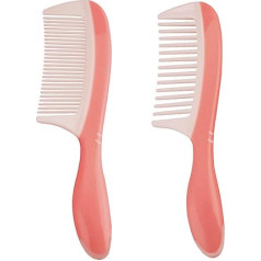 Lylqmy 2 Pack Detangling Comb Тонкие и широкие зубы углеродного волокна термостойкий большой волос Detangling Comb для вьющихся прямых длинных волос