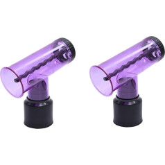 Minkissy 2 gab. rullīša vāks Home Viņš Curler Air Blow T žāvētājs Curler Wave Tool Barber Perm Portable for Curl Interface Diffuser Colour Electric Difuser Shop Hairdresser