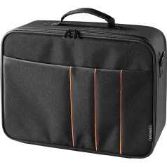 celexon Beamertasche Economy - 41x29x15 cm - Hartschalenrahmen - wasserabweisend & abwaschbar - 100% Polyester - schwarz