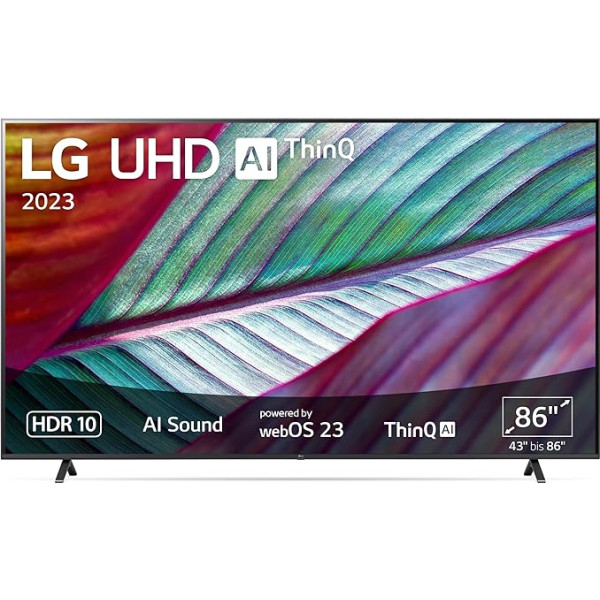 LG 86UR78006LB 218 cm (86 collu) UHD televizors (Active HDR, 60 Hz, Smart TV) [2023. gada modelis]