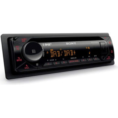 Sony MEX-N7300BT Autoradio ar CD, DAB/DAB+ uztveršana, ārējais mikrofons, Illuminaz Var personalizēt ar 35 000 krāsām, balss vadība ar Siri Eyes Free un Android, NFC, duālais Bluetooth, USB.