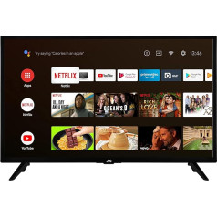 JVC LT-32VAH3255 32 collu televizors / Android TV (HD Ready, HDR, trīskāršais uztvērējs, Smart TV, Bluetooth) [2023]