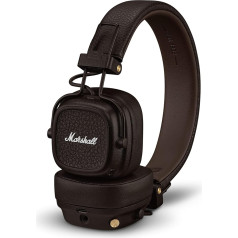 Marshall Major V Bluetooth austiņas, 100 stundu atskaņošanas laiks - brūnas krāsas