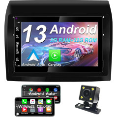 Auto radio Fiat Ducato Peugeot Boxer Peugeot Boxer Citroen Jumper ar Carplay Android Auto Android 13 Radio, 7 collu 4-core 32 Go ROM Atbalsts Camera/NAVI/GPS/WiFi/BT/Radio/TPMS/FM/USB/DAB