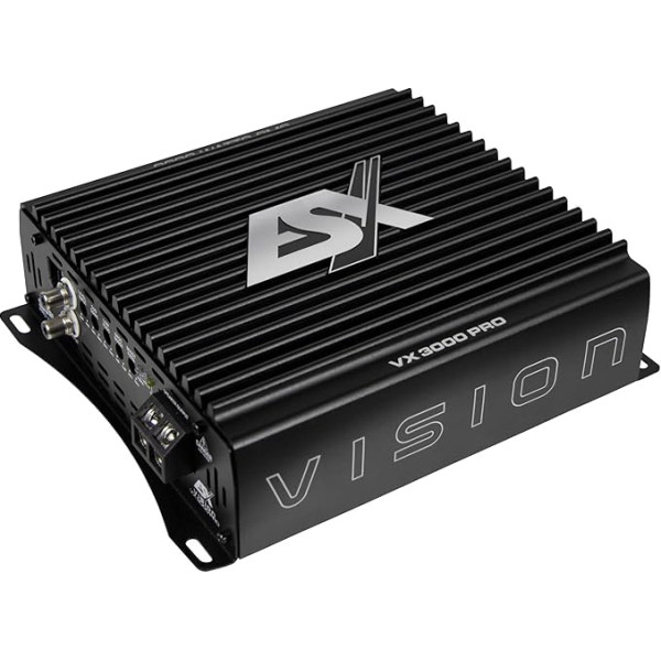 ESX VX3000 PRO mono Ultra D klases digitālais pastiprinātājs 3300 W RMS izejas jauda