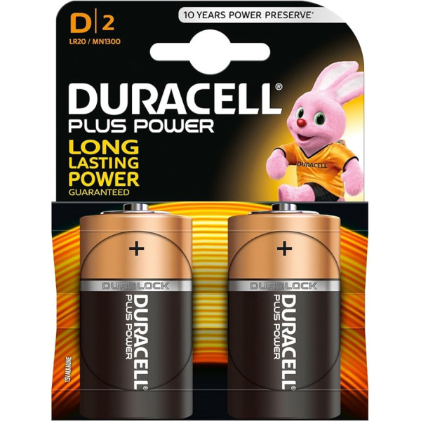 Duracell Plus Power sārmaina 1,5 V neuzlādējama baterija