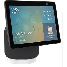 Amazon Echo Show 10 turētājs, kronšteinu aksesuāri ar iebūvētu kabeļu vadību, Echo Show 10 statīvs, nav nepieciešams āmurs, nav nepieciešamas skrūves, skaļruņu aksesuāru statīvs (Echo Show 10, melns) JS10