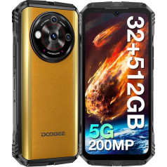 DOOGEE V30PRO [2024] 5G āra mobilais tālrunis 32GB + 512GB, 200MP kamera + nakts redzamība, 6,58 collu FHD + 120 Hz, 10800 mAh akumulators Octa Core Android 13 āra viedtālrunis bez līguma IP68/